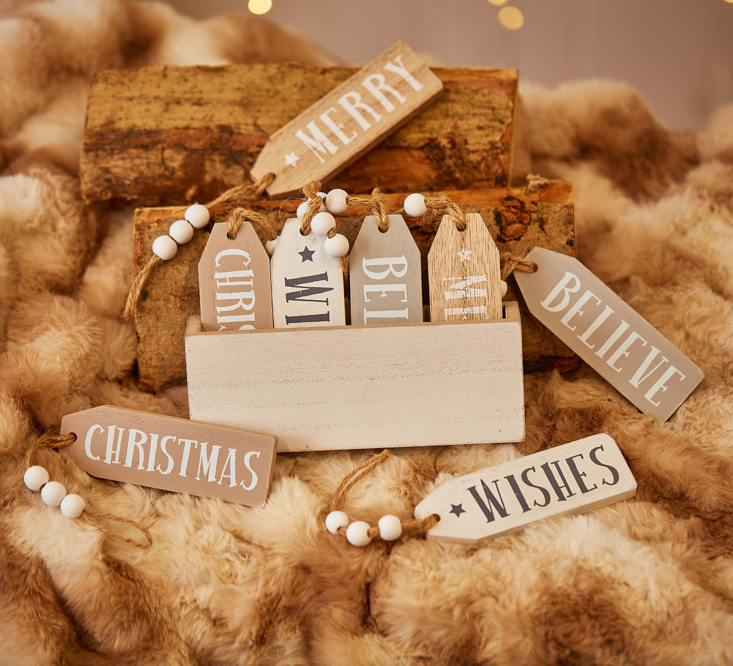 Christmas Wooden Gift Tags