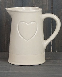 Ceramic Heart Jug