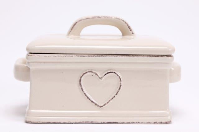 Country Butter Dish with lid