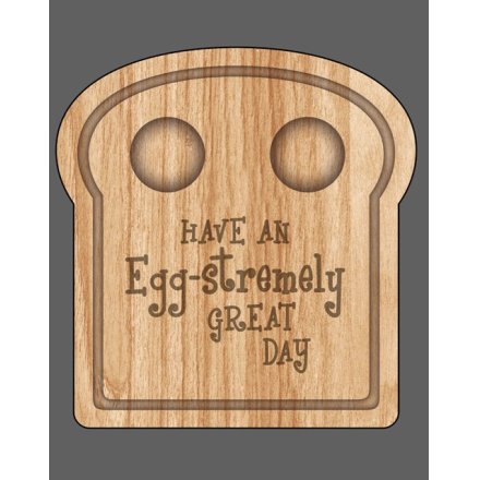 Toast Shaped Egg Holder