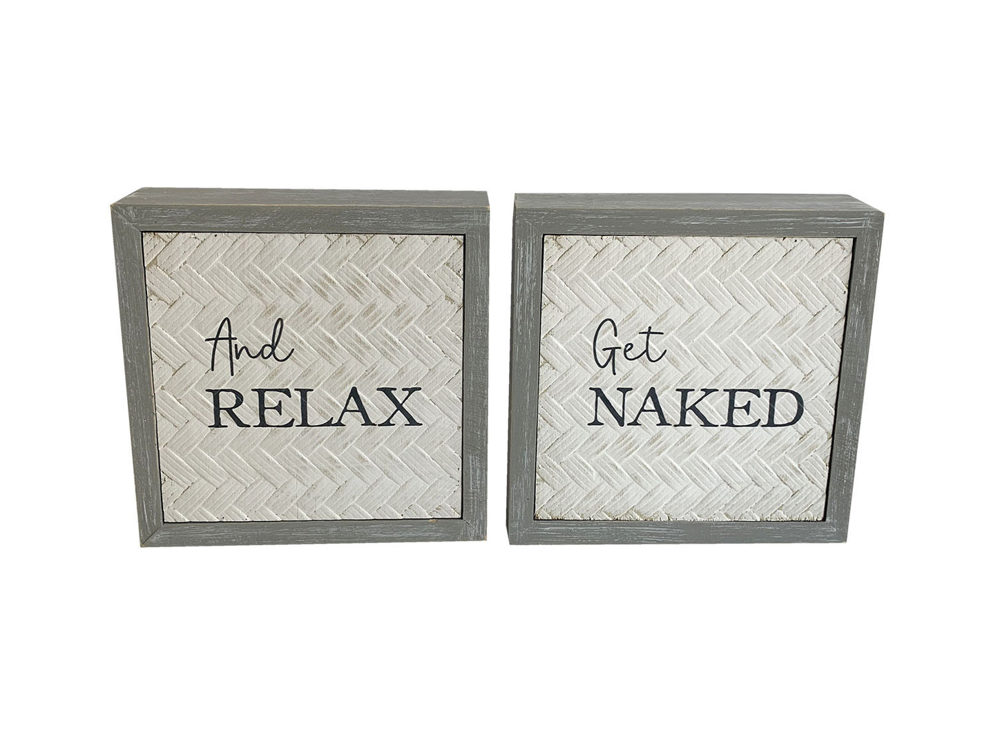 Get Naked and Relax Bathroom Set