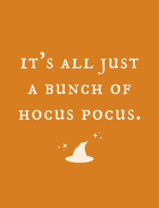 HALLOWEEN HOCUS POCUS MINI METAL SIGN